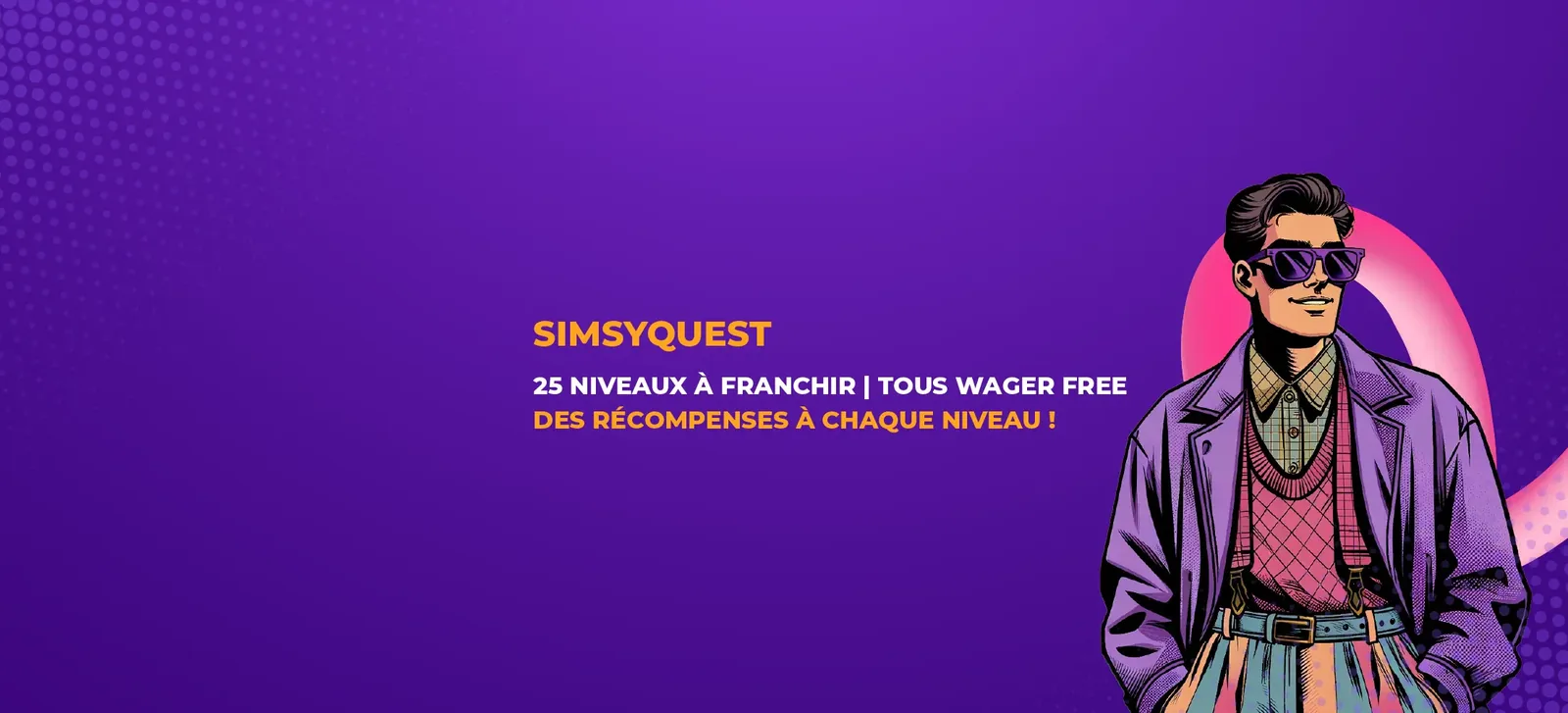 SimsyQuest sur Simsinos : 25 niveaux, tous sans wager